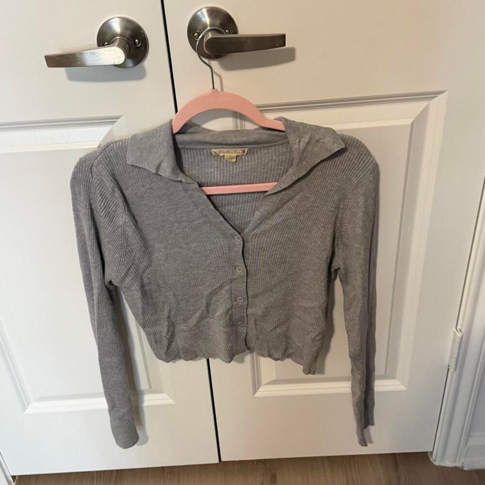 Women's Grey Cardigan